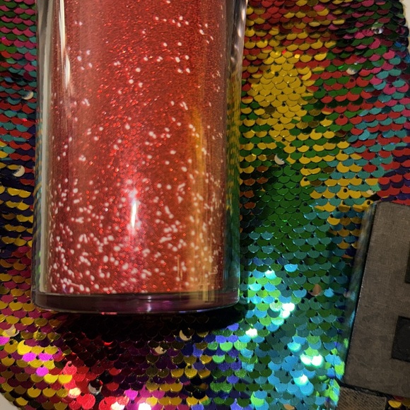 🆕🧜‍♀️STARBUCKS 2020 Holiday Red Glitter 16 oz. Holiday Insulated Travel Tumbler - Picture 7 of 8